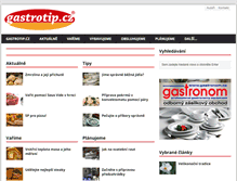 Tablet Screenshot of gastrotip.cz